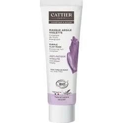 Cattier Violette Tonerde-Maske Anti-Müdigkeit Bio Tube 100ml