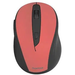 Hama Optische Funkmaus »MW-400 V2« rot, 6.5x4.2x9.6 cm