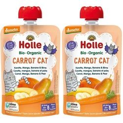 Holle Carrot Cat - Trinkflasche mit Karotte, Mango, Banane und Birne