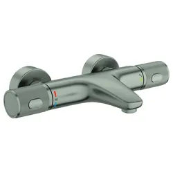 GROHE Thermostat-Wannenbatterie Grohtherm 1000, Performance 34830 Wandmontage supersteel, 34830DC0 34830DC0