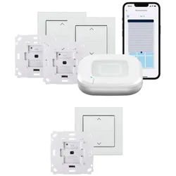 Homematic IP Starter Set Rollladensteuerung für 3 Rollladen Smart-Home-Zubehör weiß