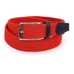 So Milano Stretchgürtel MADE IN ITALY orange 95 cm