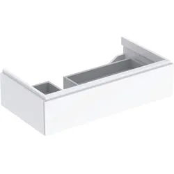 Geberit Xeno 2 Waschtischunterschrank mit Siphonausschnitt links 500.513 880x220x462mm,1 Schublade, 500.513.01.1, Farbe: Hochglanz weiß lackiert