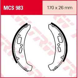 TRW Lucas Bremsbacken MCS983