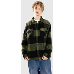 Vans Denby Fuzzy Shacket Hemd black / loden green Gr. S