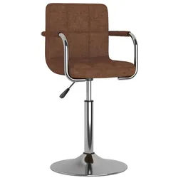 vidaXL Barhocker, Sitzhocker Braun Stoff