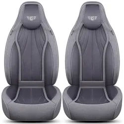 BREMER SITZBEZÜGE Autositzbezug für La Marca Ducato Jumper Boxer (LT4), Set, 2-tlg., Schonbezüge Sitzbezüge Fahrer und Beifahrer, in Grau grau