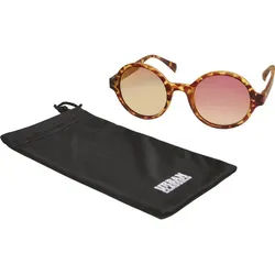 URBAN CLASSICS Sonnenbrille Urban Classics Unisex Sunglasses Retro Funk UC braun