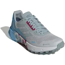 adidas Trail-Laufschuhe Terrex Agravic Flow 2.0 GTX (wasserdicht) grau Damen