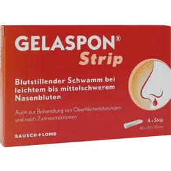 Gelaspon Strip 40x10x10 Mm Gelatineschwamm 4 ST