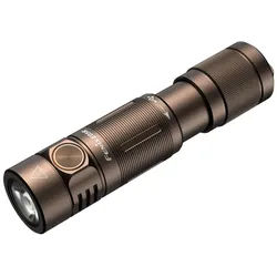 Aufladbare Taschenlampe Fenix E05R braun