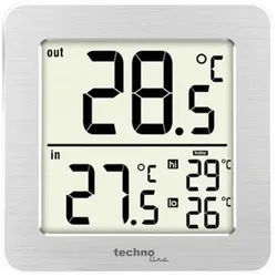 technoline Außentemperaturanzeige Technoline Temperaturstation WS 7049 weiß weiß