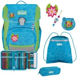 Scout Neo Schulranzen-Set 4-teilig DIN Water Lily