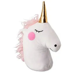 Relaxdays Einhorn Türstopper in Weiß Weiß,Gold,Rosa