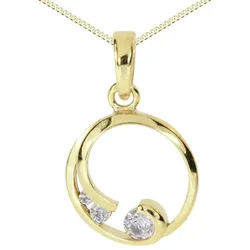 OSTSEE-SCHMUCK Kette mit Anhänger Ostsee-Schmuck Kette mit Anhänger Maila Kette mit Anhänger Maila (2-tlg) goldfarben 45 cm