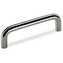 SO-TECH® Möbelgriff GREB, Lochabstand 96 - 160 mm, Lochabstand 96 mm Chrom poliert - inkl. Schrauben silberfarben Bohrlochabstand: 96 mm