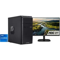 CAPTIVA Power-Starter I98-596 TFT Bundle Business-PC-Komplettsystem (68,6", Intel® Core i7 Core i7 14700, UHD Graphics 770, 8 GB RAM, 1000 GB SSD) schwarz