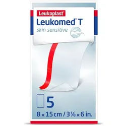 LEUKOMED T skin sensitive steril 8x15 cm 5 St