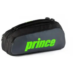 Prince Tennis-Racketbag Tour 2 Comp (Schlägertasche, 2 Hauptfächer, Thermofach) 2023 schwarz/grün 6er