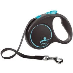 FLEXI Black Design Blue Lanyard L - 5m bis 50kg - Band