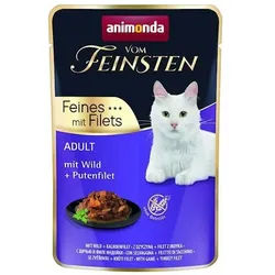 ANIMONDA Katze Vom Feinsten Adult Wild + Putenfilet 85g Beutel