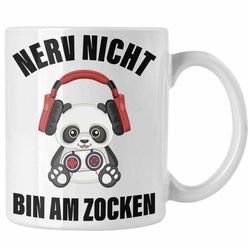 Trendation Tasse Trendation - Gamer Tasse Geschenk Jungen Zocker Mitbringsel Männer Zocken Gaming Geschenkideen PC Kinder Zubehör Spruch Lustig Nerv Nicht