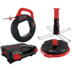 Kabelabroller Runpotec-Set XB 300 mit Multifunktionsdorn und Runpo 5 im Systemkoffer - 440 x 405 x 136 mm