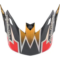 Troy Lee Designs SE5 Lightning Helmschirm, schwarz-gold für Männer