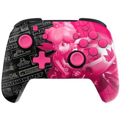 PDP Rematch Glow Svart, Rosa Spelplatta Analog / Digital Nintendo Switch, Nintendo Switch OLED
