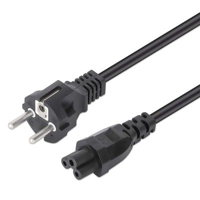Manhattan 354172 strömkablar Svart 1 m CEE7/7 IEC C5