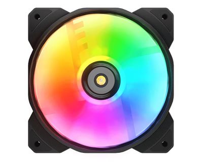 COUGAR CGR-CF-MHP12HB-RGB Datorväska Luftkylare 12 cm Svart, Vit 1 styck
