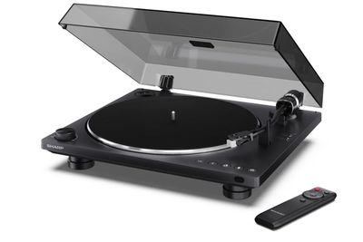Sharp RP-TT100 grammofoner Remdriven skivtallrik Svart Automatisk