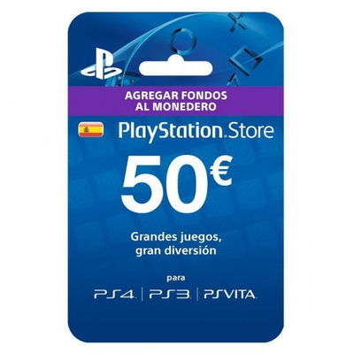 Sony PlayStation Network Card (50 Euro) Videospil Gavekort