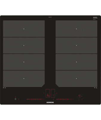 Siemens EX601LXC1E spishällar Svart Inbyggd Induktionshäll med zon 4 zone(s)