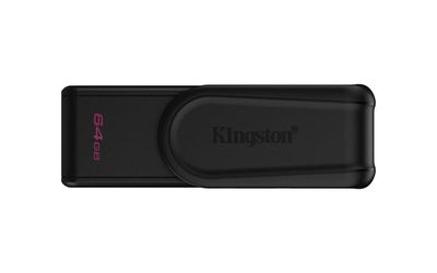 Kingston Technology DataTraveler 64 GB Portable USB 3.2 Gen 1 Exodia S (sort/sort)