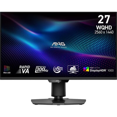 MSI MAG 274QPF X30MV tietokoneen litteä näyttö 68,6 cm (27") 2560 x 1440 pikseliä Wide Quad HD LCD Musta