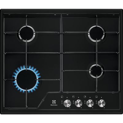 Electrolux EGS6424K Svart Inbyggd 60 cm Gas 4 zone(s)