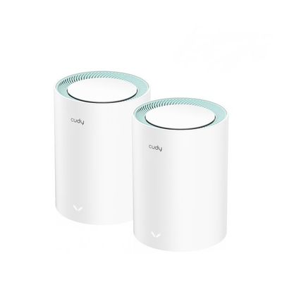 Cudy M1300 2-PACK mesh Wi-Fi-system Dual-band (2,4 GHz / 5 GHz) Wi-Fi 5 (802.11ac) Vit 1 Intern