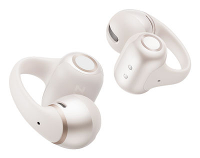 SHOKZ OpenDots 2 Headset Trådlös Öronklämma Samtal/musik/sport/vardag Bluetooth Vit