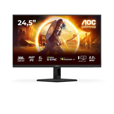 AOC G4 25G4SRE tietokoneen litteä näyttö 62,2 cm (24.5") 1920 x 1080 pikseliä Full HD LED Musta, Punainen