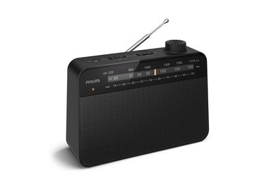 Philips TAR2509/10 radio Kannettava Analoginen Musta