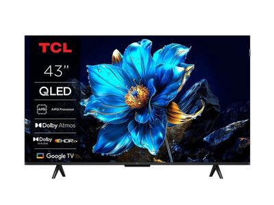 TCL T69C 43T69C TV 109,2 cm (43") 4K Ultra HD Smart TV Wi-Fi Sort 350 cd/m²