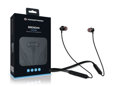 Conceptronic BRENDAN01B hovedtelefoner/headset Trådløs I ørerne Opkald/musik Bluetooth Sort