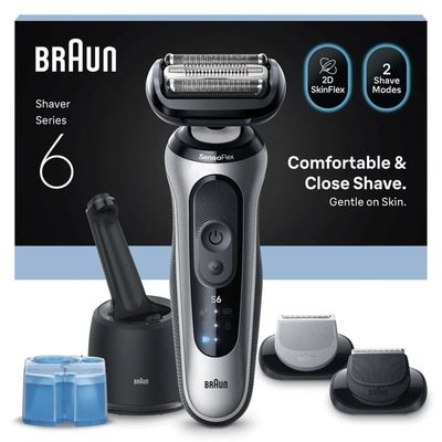Braun Series 6 62-S7650cc Folierakapparat Trimmer Silver