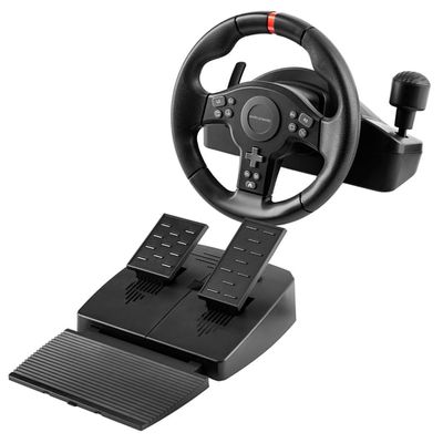 Mars Gaming MWH-RSXONE Svart USB Ratt + Pedaler PC, Playstation 3, PlayStation 4, Nintendo Switch, Nintendo Switch 2, Xbox One, Xbox Series S, Xbox Series X