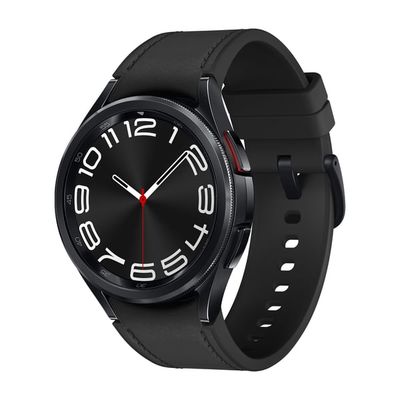 Samsung Galaxy Watch6 Classic SM-R955FZKAEUA Smartwatch og sportsur 3,3 cm (1.3") OLED 43 mm Digital 432 x 432 pixel Berøringsskærm 4G Sort Wi-Fi GPS (satellit)