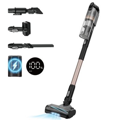Levoit LVAC-300 Plus Skaftdammsugare Batteri Torr Skum, HEPA Utan påse 0,75 l 240 W Svart, Guld