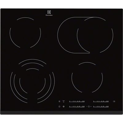 Electrolux EHF6547FXK spishällar Svart Inbyggd 4 zone(s)
