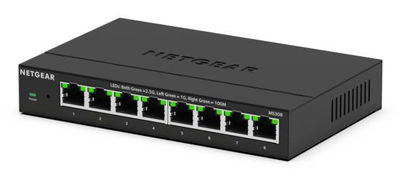 NETGEAR MS308 Ohanterad 2.5G Ethernet (100/1000/2500) Svart