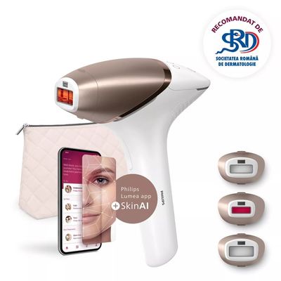 Philips Lumea IPL 9900 Series BRI973/00 IPL-ihokarvanpoistolaite, jossa SenseIQ-tekniikka